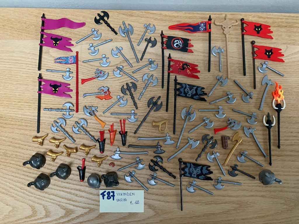 PLAYMOBIL F87: SUPERLOT VIKINGENVARIA, Enfants & Bébés, Enlèvement ou Envoi, Comme neuf, Historique, Pièces détachées