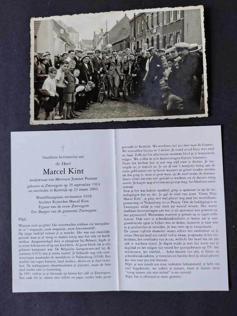 Sport memorablia Marcel Kint, Ophalen of Verzenden, Gebruikt