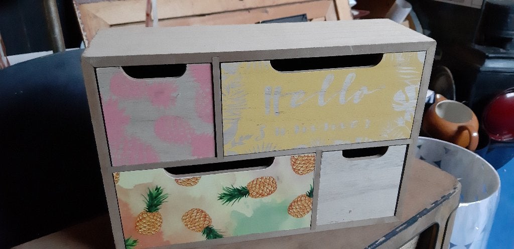 Kleine ladekastje voor accesoires, juwelen, prullaria, Ophalen of Verzenden, Nieuw, Hout