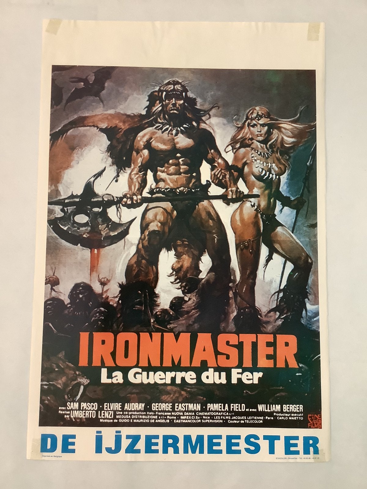 Affiche du film IRONMASTER 36-54 cm d'occasion, Enlèvement ou Envoi, Comme neuf