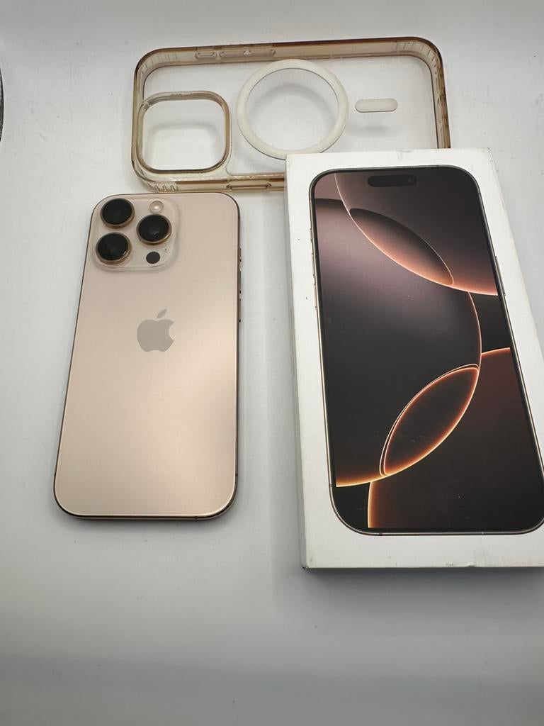 iPhone 16 Pro 128Gb Desert Titanium, Telecommunicatie, Ophalen of Verzenden, Zo goed als nieuw