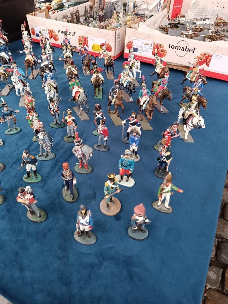 Soldats de plomb,175 pièces,  guerre mondiale, Napoléon et a, Enlèvement