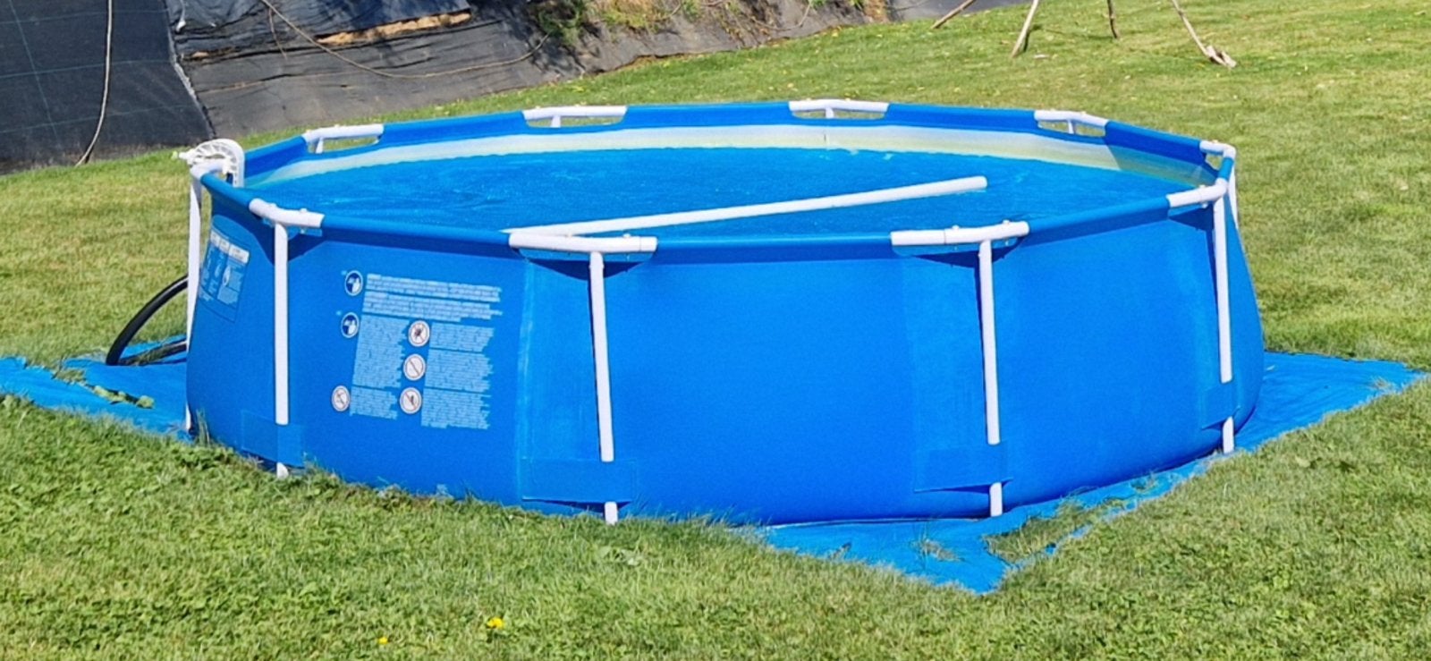 Zwembad 305x76 cm, Ophalen, Gebruikt, Minder dan 80 cm, Rond