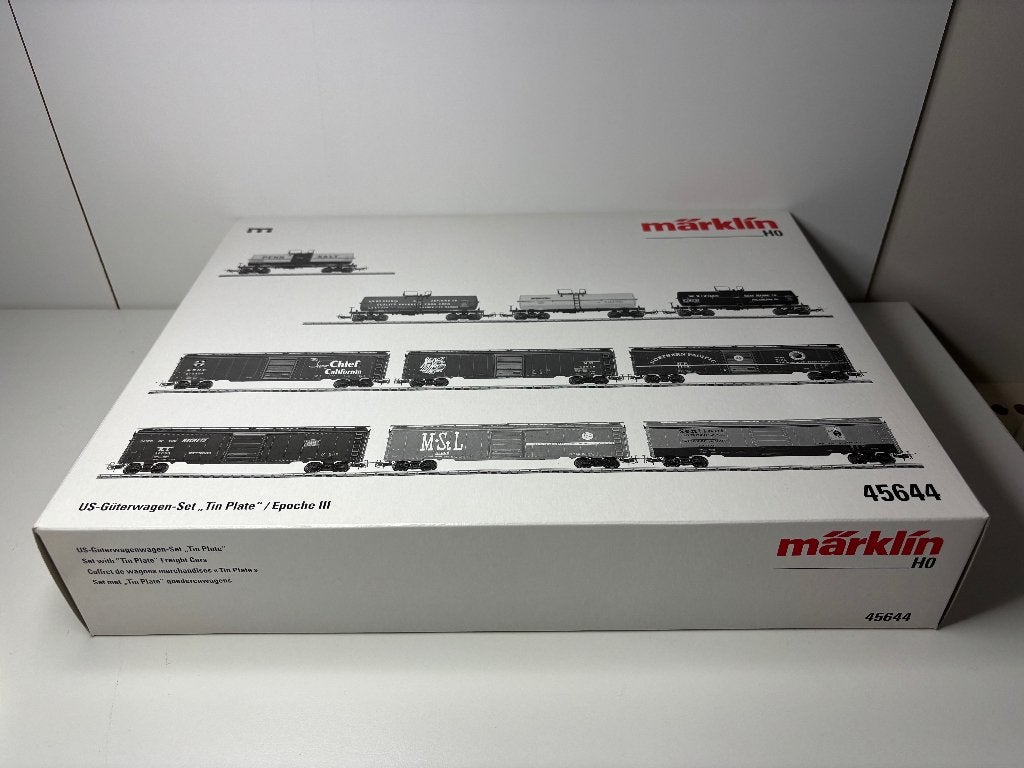 Märklin H0 45644 USA set de 10 wagons de marchandises, Hobby & Loisirs créatifs, Neuf, Enlèvement ou Envoi, Courant alternatif