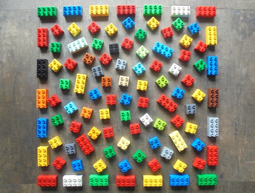 Lego Duplo Brick Set 172 (zie foto's), Ophalen of Verzenden, Gebruikt, Losse stenen, Duplo