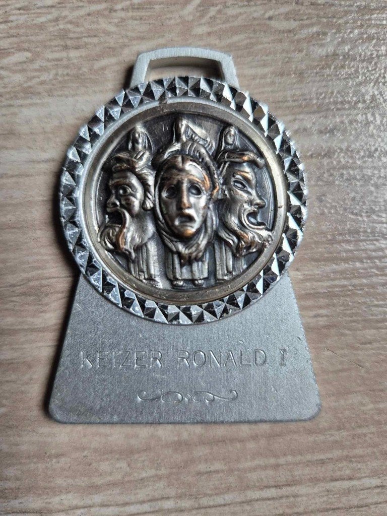 Carnaval medaille Keizer Ronald I, Ophalen of Verzenden