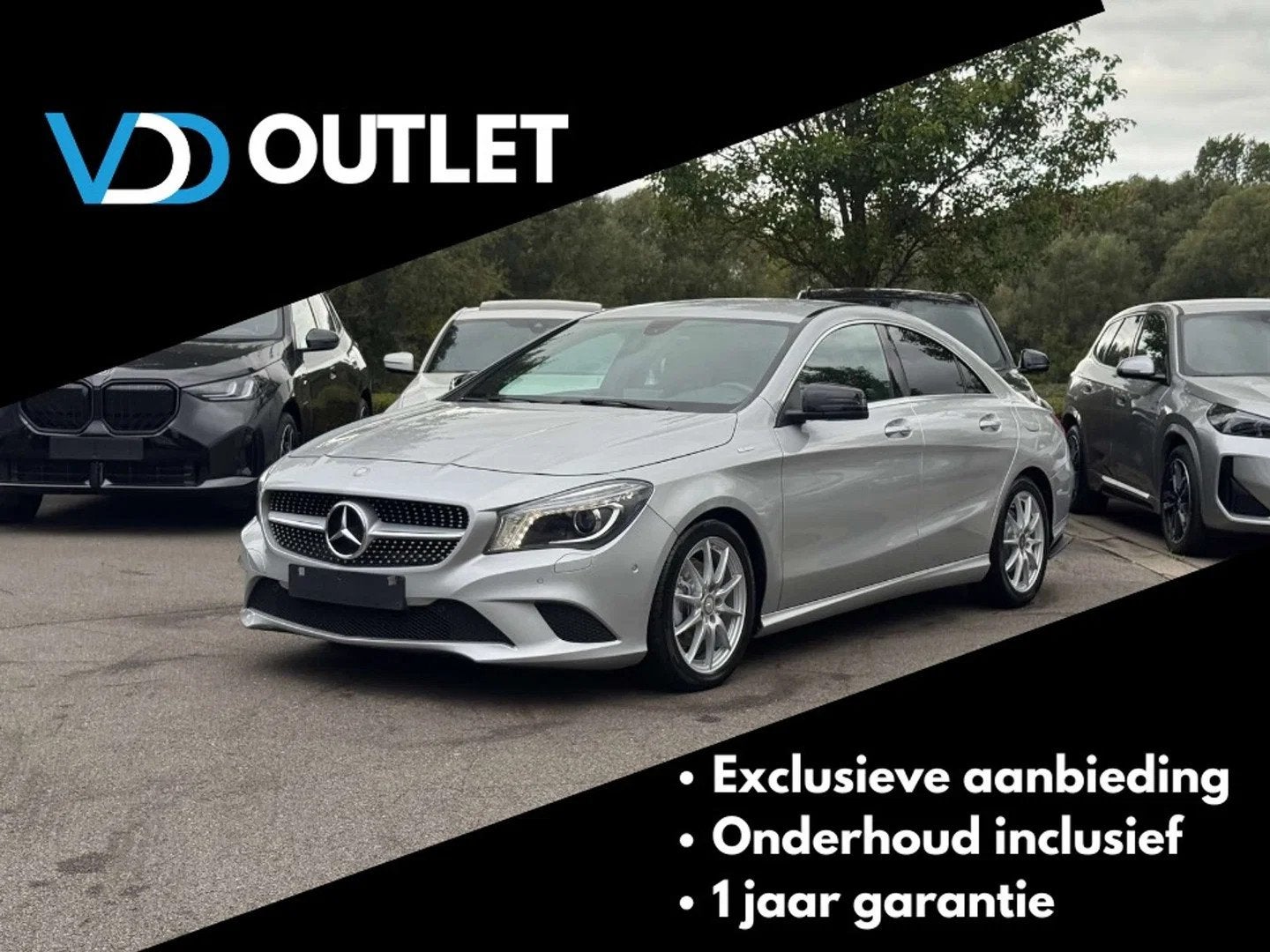 Mercedes-Benz CLA-Klasse 180 BERLINE / AUTOMAAT / VIP-LINE /, Autos, Entreprise, Noir, Automatique, 1595 cm³