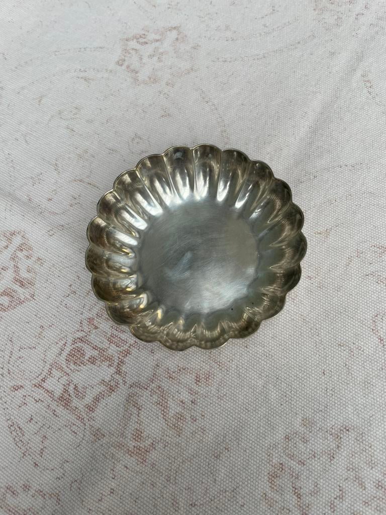 Wiskemann verzilverd schaaltje - 9 cm, Ophalen of Verzenden
