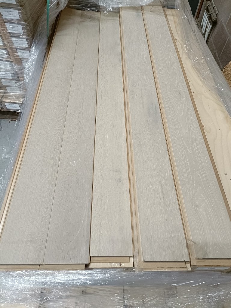 nieuw EIKEN meerlagig parket 61m2, Doe-het-zelf en Bouw, Vloerdelen en Plavuizen, Nieuw, Parket, Hout, 150 cm of meer, 10 tot 30 cm