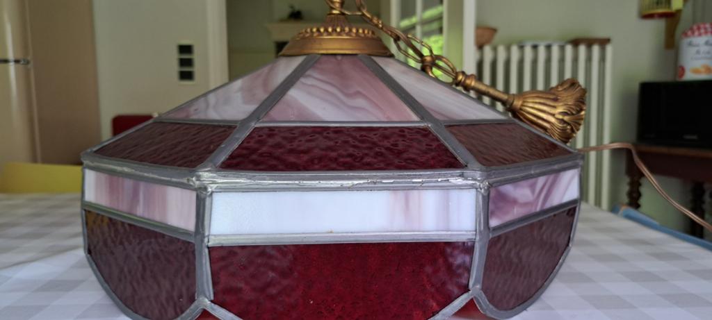 Vintage Tiffany hanglamp, Antiek en Kunst, Antiek | Verlichting, Ophalen