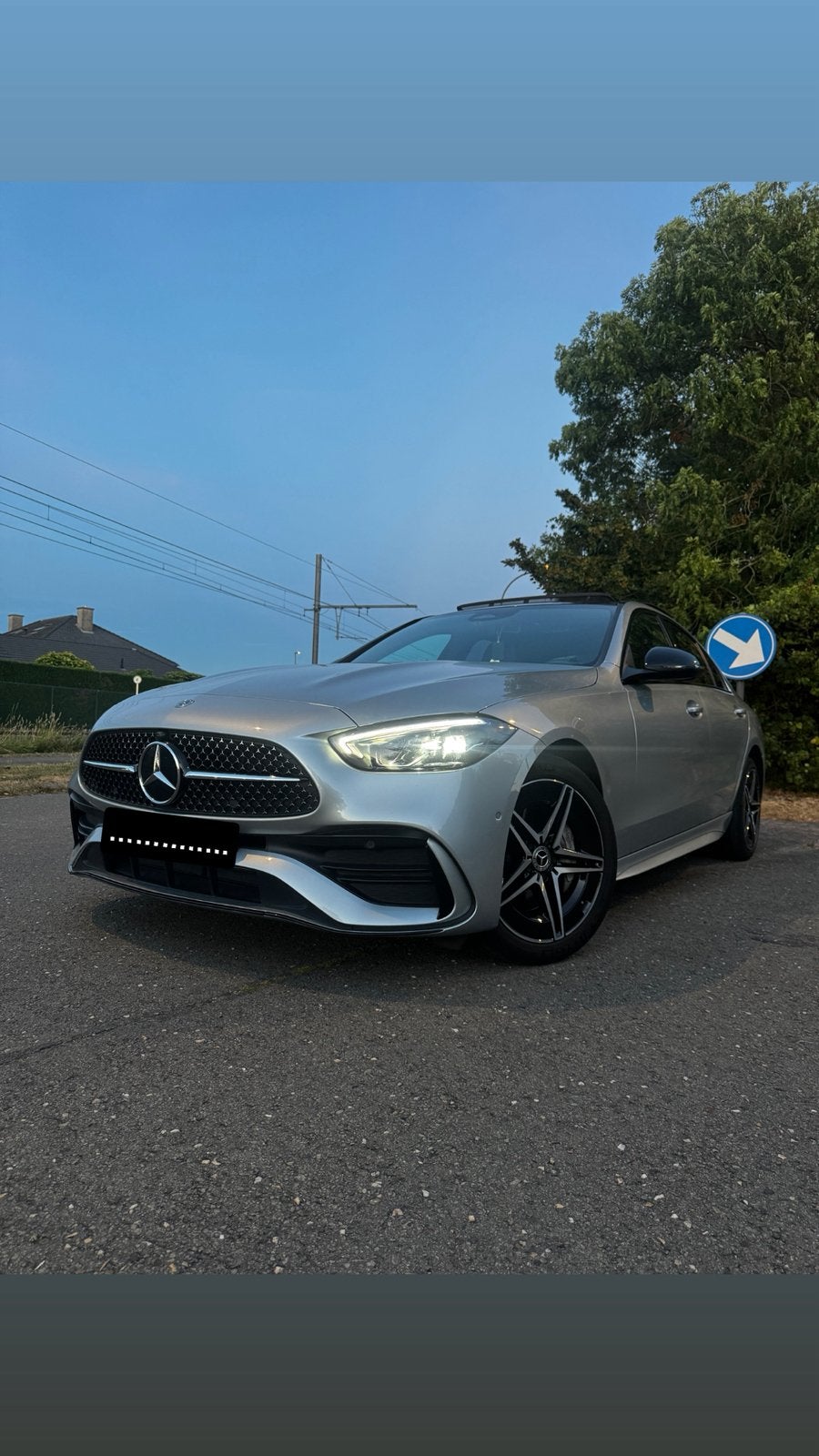 Mercedes-Benz C 300e Hybrid, Autos, Cuir, Argent ou Gris, Achat, Euro 6