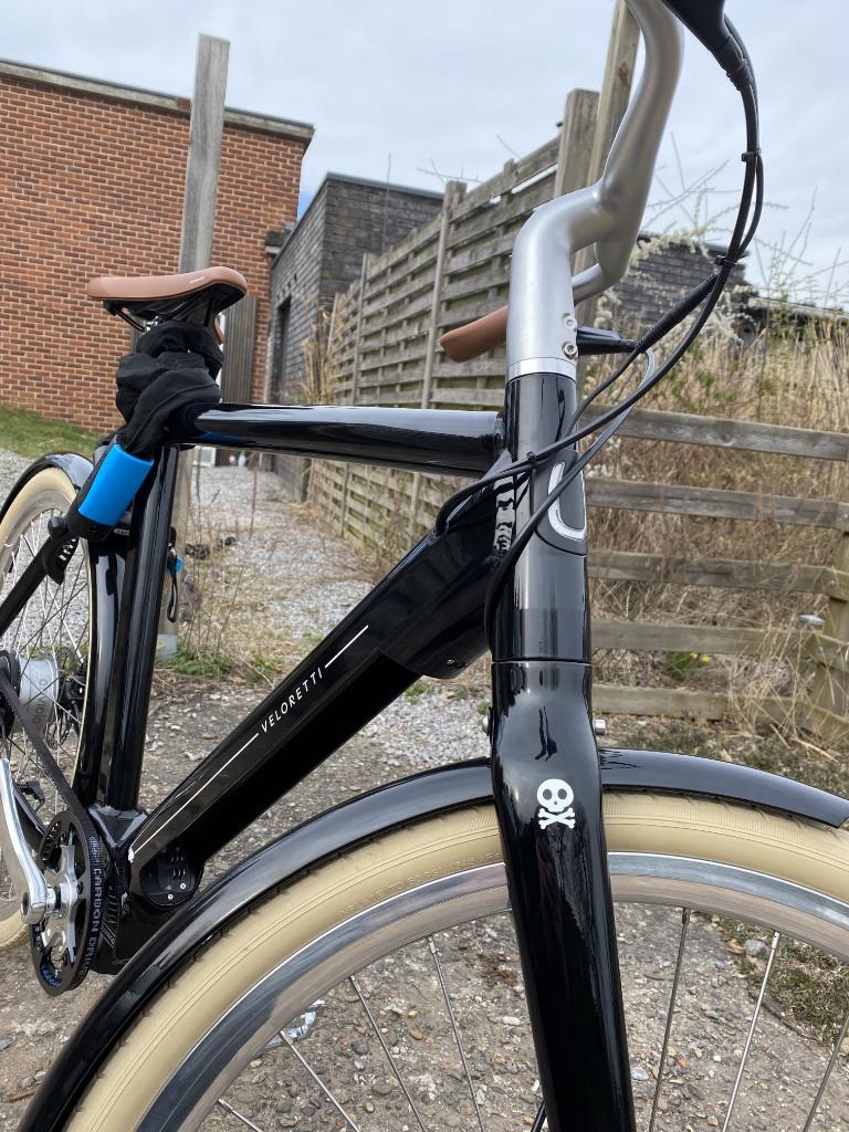 Vélo électrique Veloretti Ace Jet Black (2022), Autres marques, Vitesses, Enlèvement, Utilisé