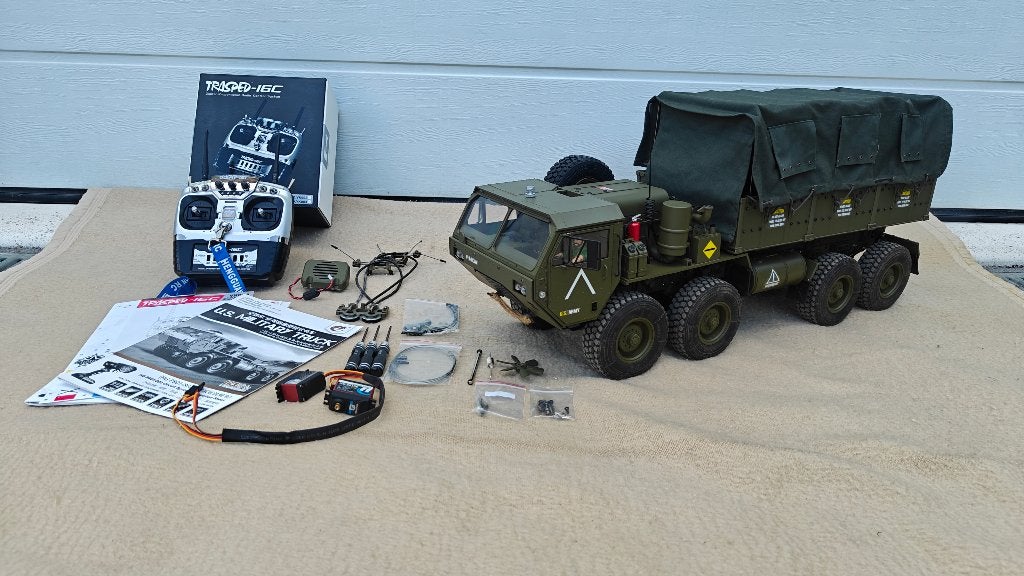 HG P803 SCALE RC TRUCK 8X8 1/12, Hobby & Loisirs créatifs, Modélisme | Radiocommandé & Téléguidé | Autre, Enlèvement, Utilisé