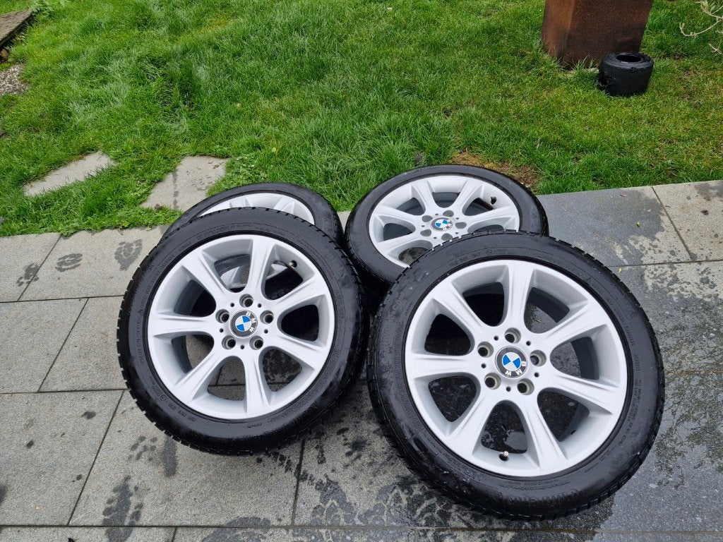 BMW 3 serie E90 17 inch velgen met winterbanden – 225/50 R17, Pneus hiver, Véhicule de tourisme, 17 pouces, Enlèvement