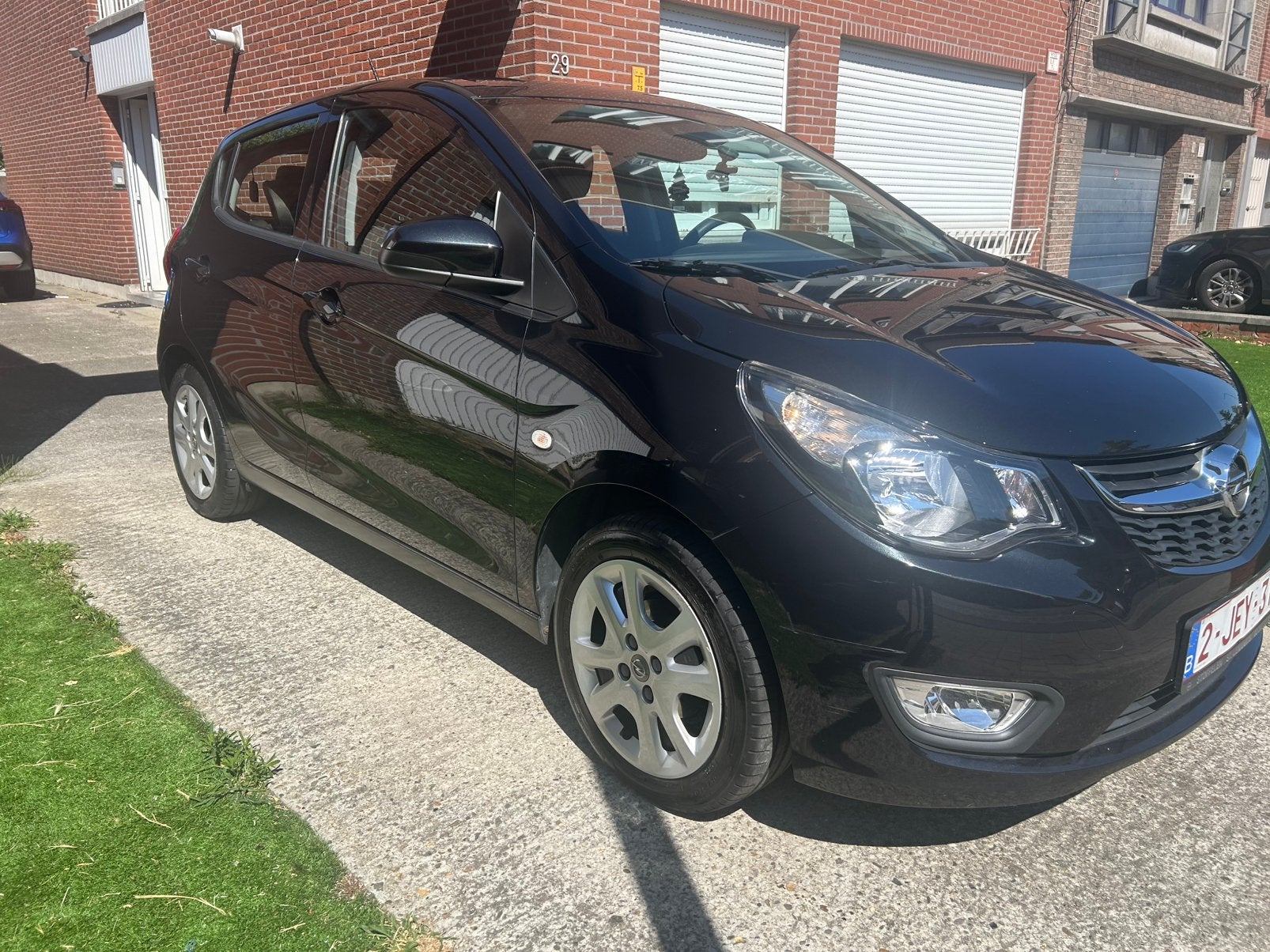 Opel karl viva, Auto's, Opel, 4 deurs, Stof, Parkeersensor, Zwart