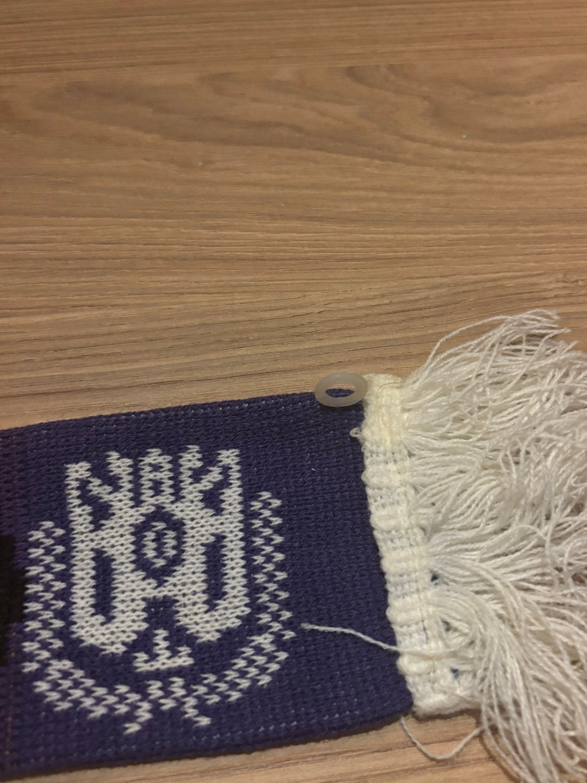 RSC Anderlecht autosjaaltje, Verzamelen, Ophalen of Verzenden, Gebruikt, Vaantje of Sjaal