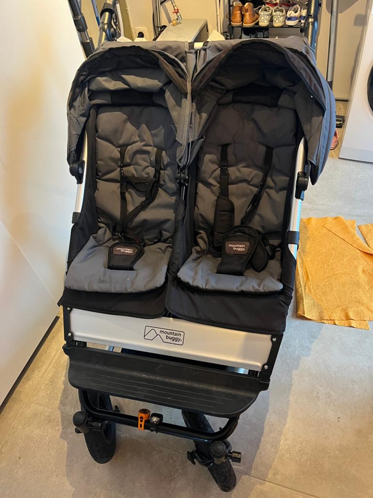 Mountain buggy Duet, Ophalen, Zo goed als nieuw, Overige merken, Verstelbare rugleuning