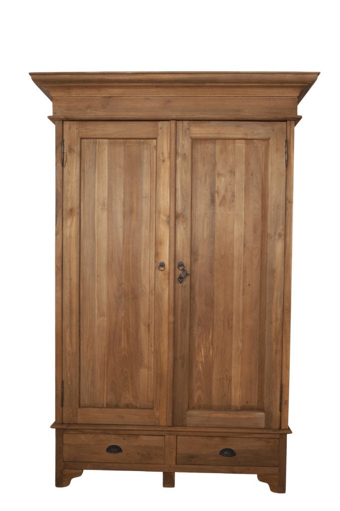 Teak houten kledingkast demontable, Huis en Inrichting, Met deur(en), 100 tot 150 cm, Teakhout, Ophalen of Verzenden