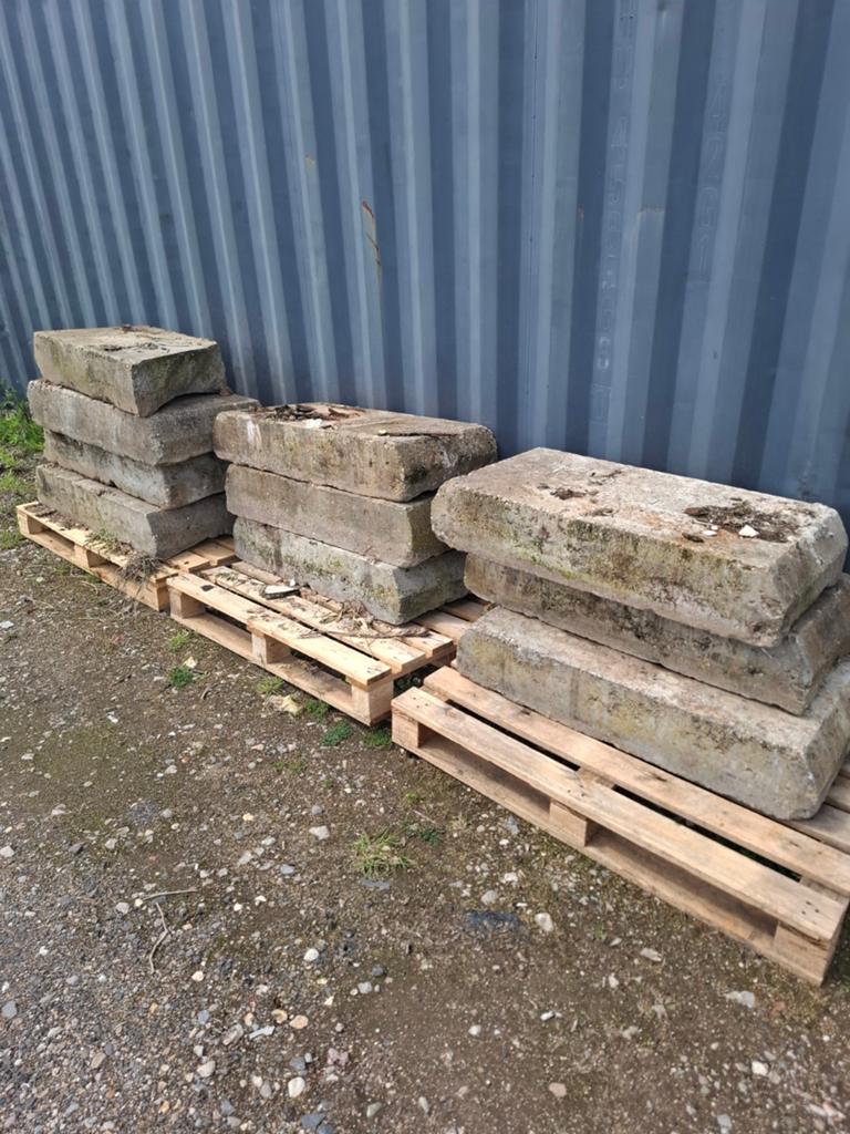 Funderingsblokken beton, Tuin en Terras, Tegels en Klinkers, Beton, Ophalen of Verzenden