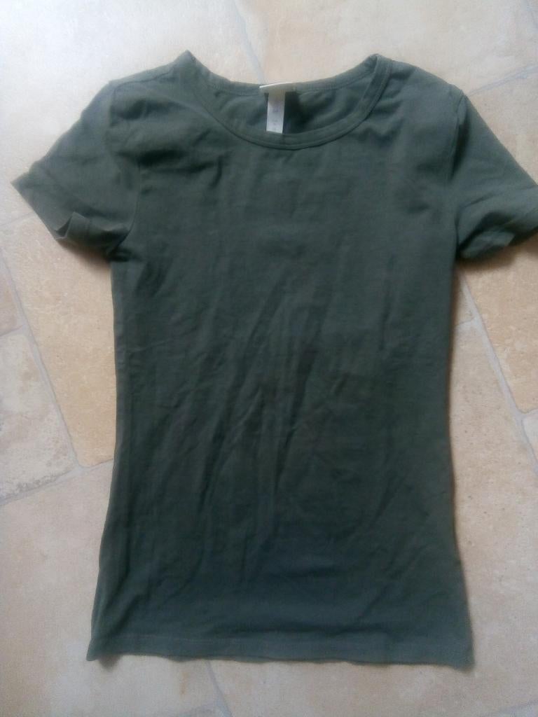 T-shirt meisjes H&M, korte mouwen, maat XS, Ophalen of Verzenden, Gebruikt, Meisje, Shirt of Longsleeve