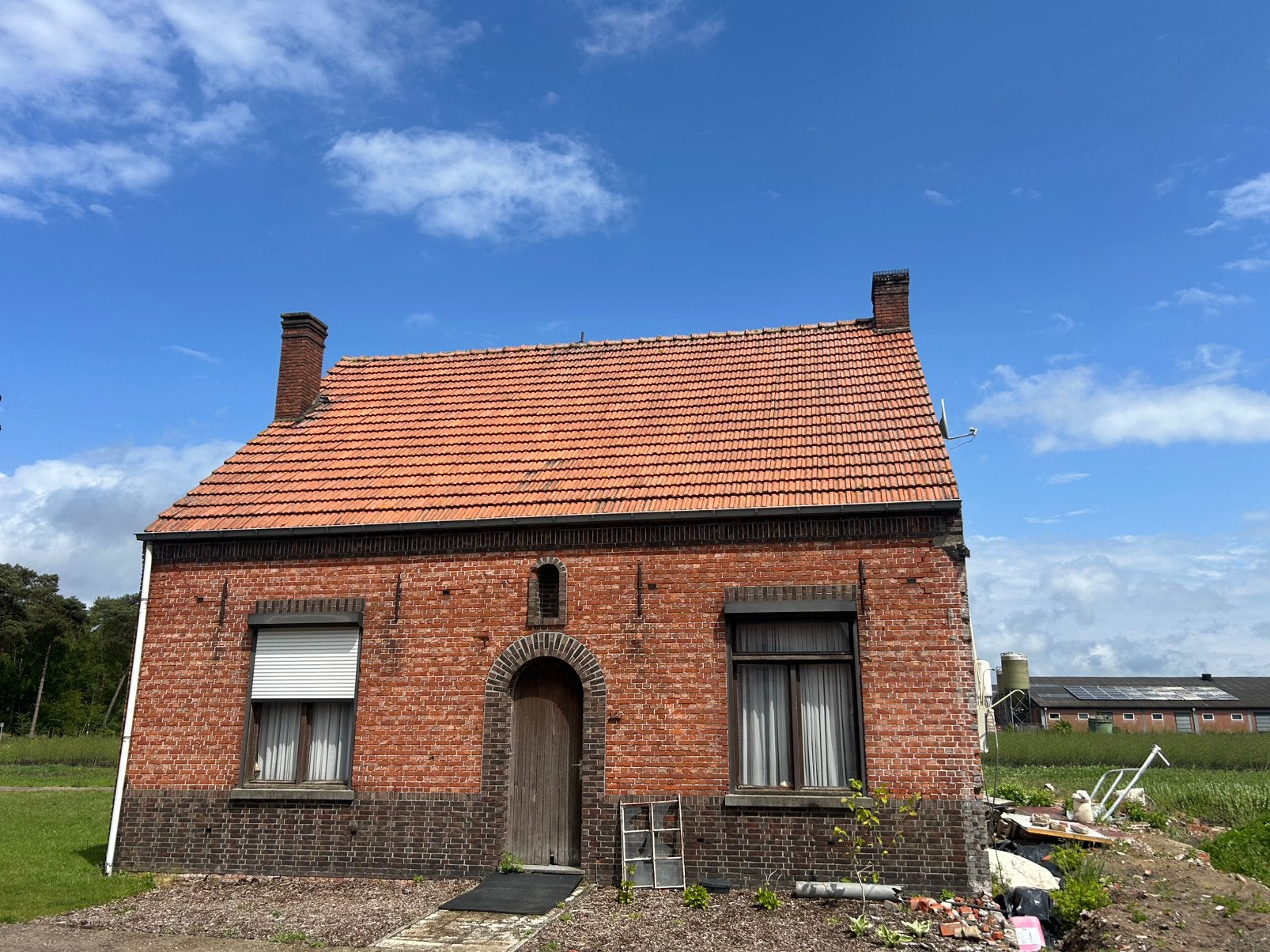 Dakpannen, Ophalen, Gebruikt, Rood, Dakpannen