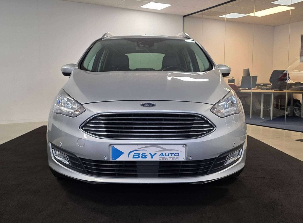 Ford Grand C-Max Titanium 1.5 TDCi 7-zitplaaten / Leder / Ca, Cuir, Argent ou Gris, Achat, Euro 6
