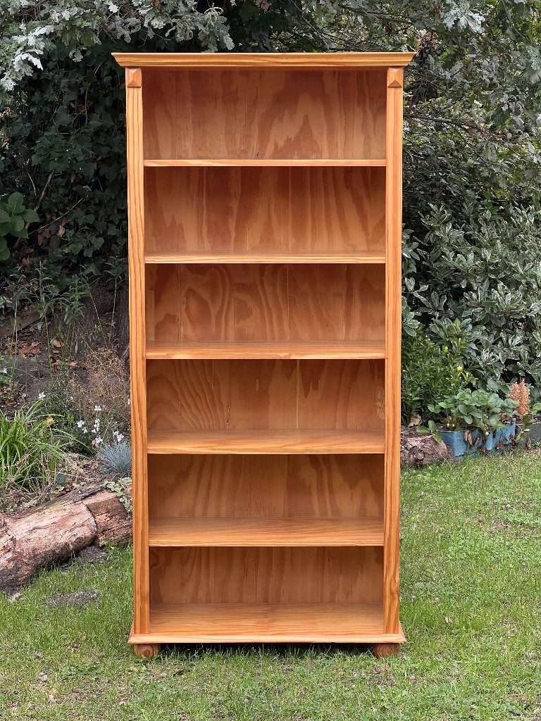 Grenen houten boekenkast landelijke kast 192 x 85 x 35, Ophalen, 50 tot 100 cm, Zo goed als nieuw, Met lade(s)