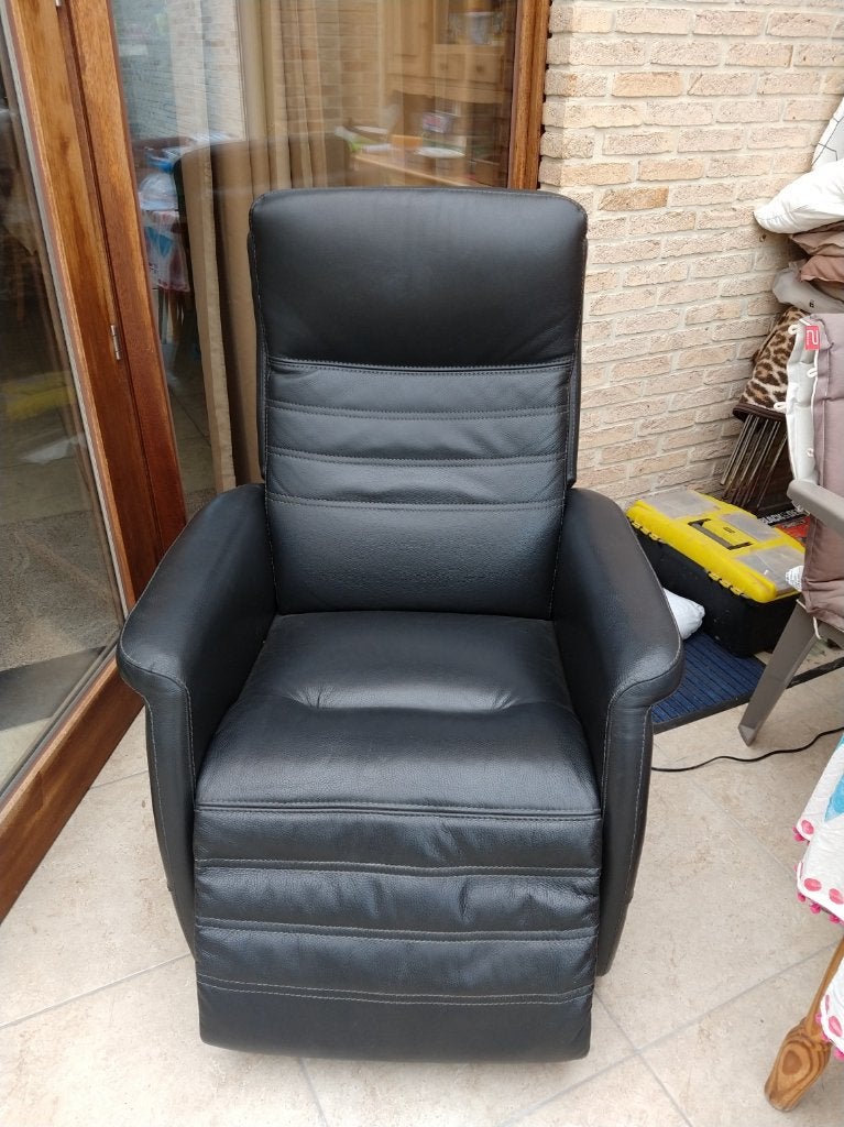 relax zetel en fietsdrager, Huis en Inrichting, Zetels | Zetels, Ophalen, Gebruikt, Eenpersoons, Rechte bank