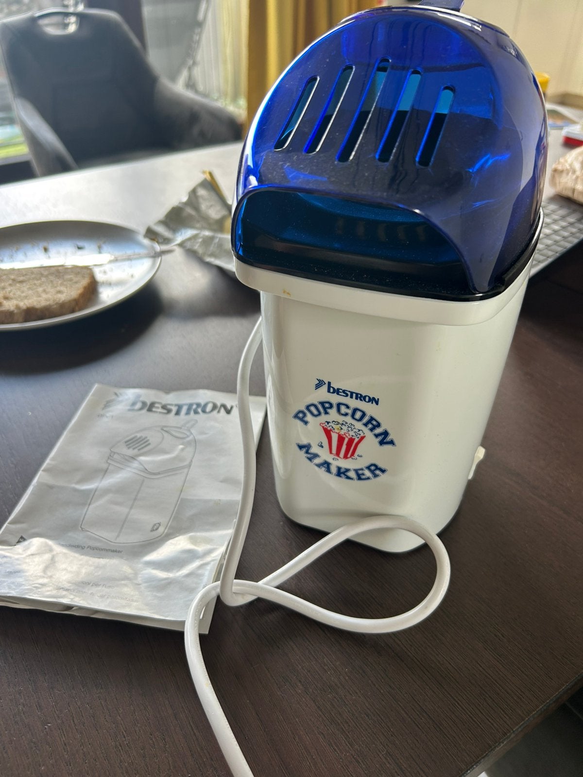 Bestron popcorn machine, Electroménager, Machines à glace, Enlèvement ou Envoi, Comme neuf