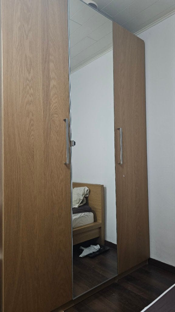 IKEA PAX 3 portes avec miroir et paniers de rangement, 150 à 200 cm, Enlèvement, Utilisé, 200 cm ou plus