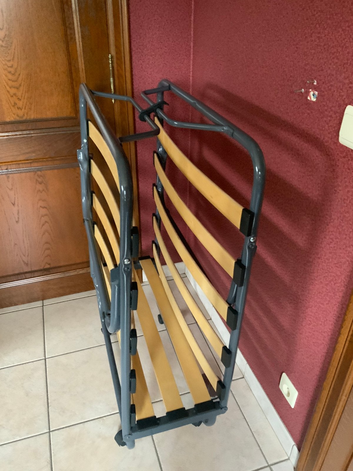 Lit d'appoint pliable pour 1 personne, Maison & Meubles, 190 cm ou moins, Une personne, Comme neuf, Enlèvement
