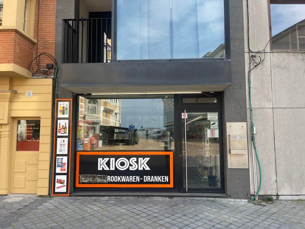 KIOSK TE OVERNEMEN – OOSTENDE – TEGENOVER HET CASINO!, Articles professionnels, Exploitations & Reprises