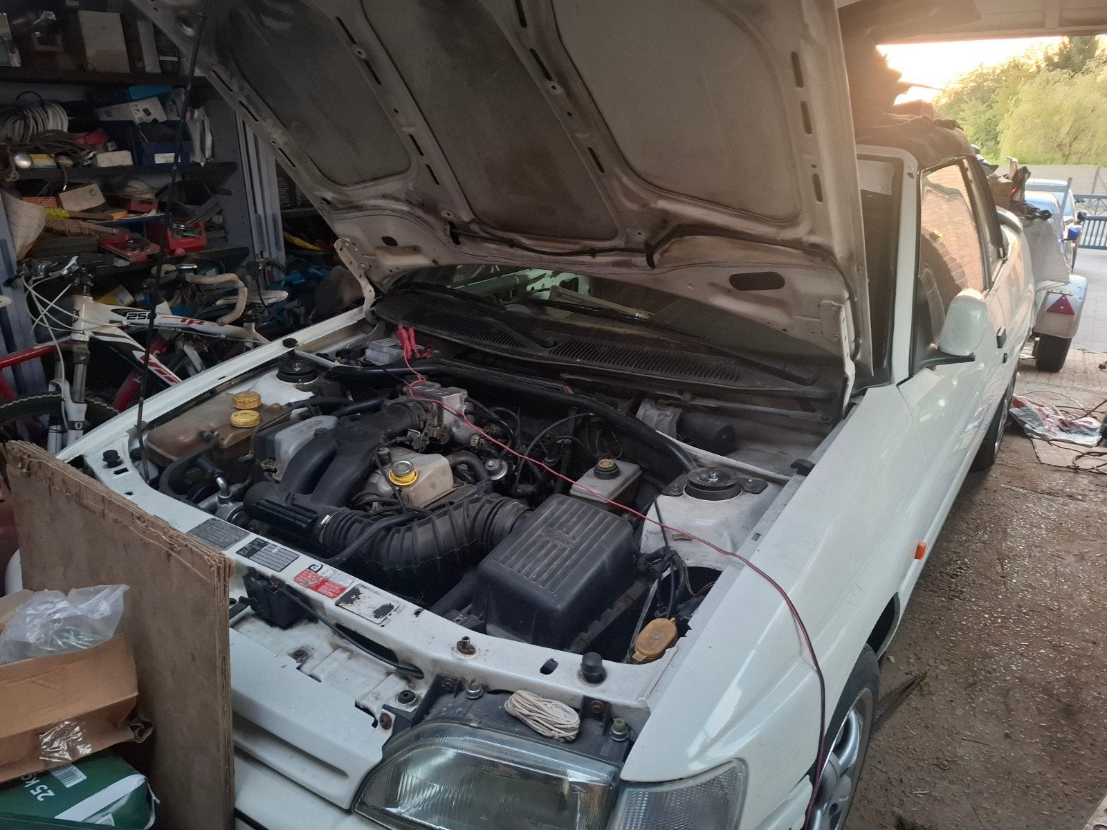ford escort mk5 cabriolet, Auto's, Escort, 4 cilinders, Cabriolet, 1600 cc