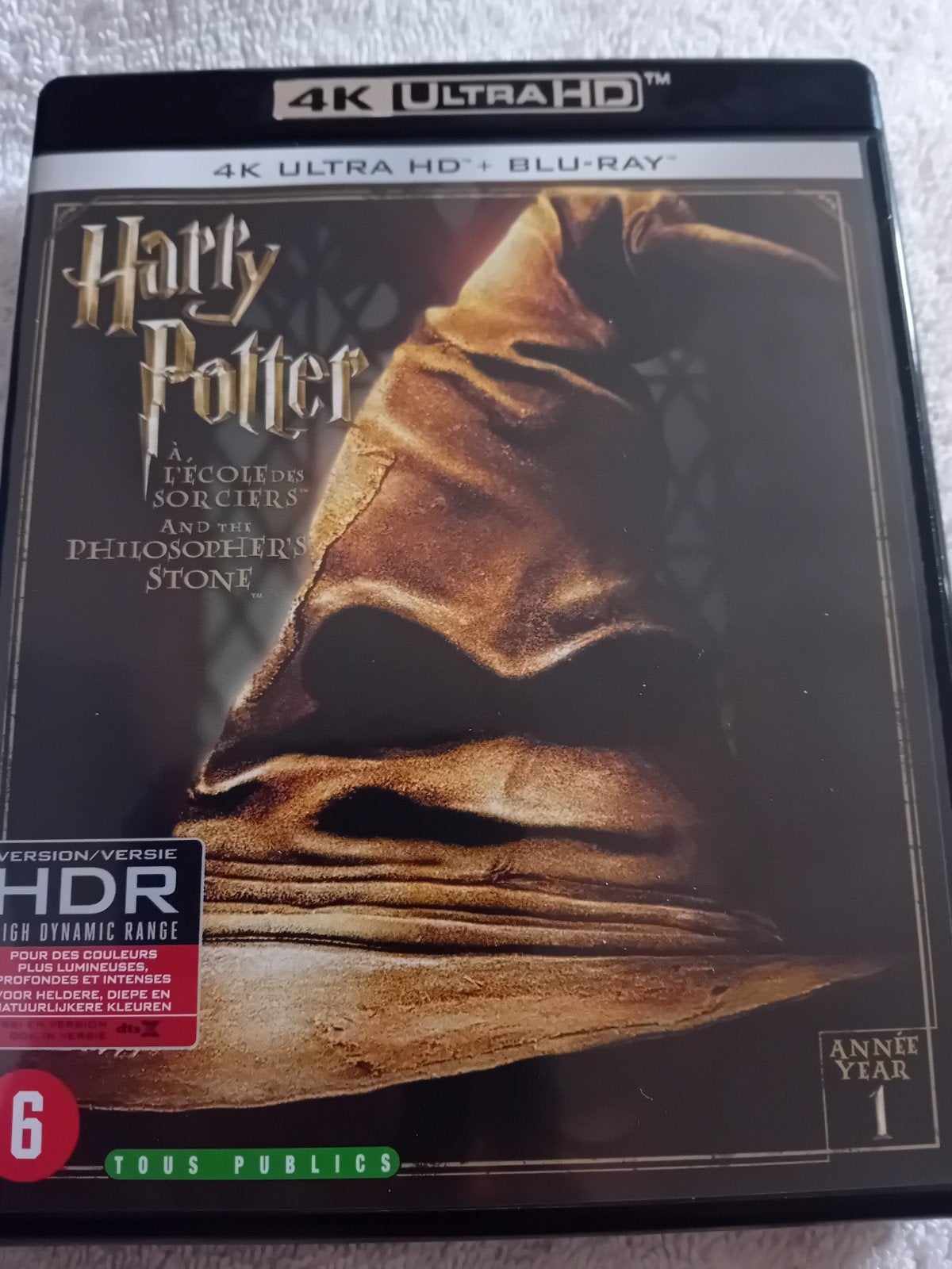 Harry Potter en de Steen der Wijzen 4k, Cd's en Dvd's, Ophalen, Nederlands, Zo goed als nieuw, Blu-ray