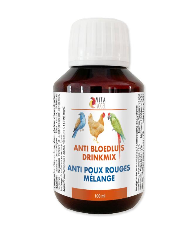 Anti Bloedluis Drinkmix 100ml, Dieren en Toebehoren, Pluimvee | Toebehoren, Nieuw, Kippenhok of Kippenren, Ophalen of Verzenden