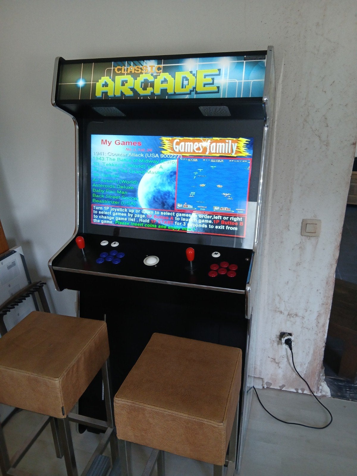 arcade, Ophalen