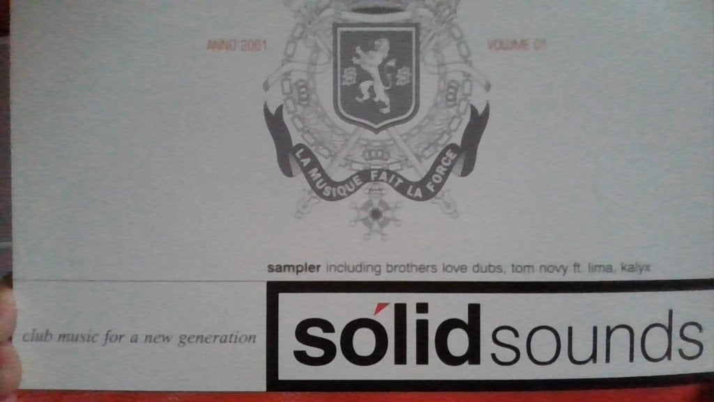 SOLID SOUNDS SAMPLER, Cd's en Dvd's, Trance, Fotohoes, Ophalen of Verzenden, Zo goed als nieuw