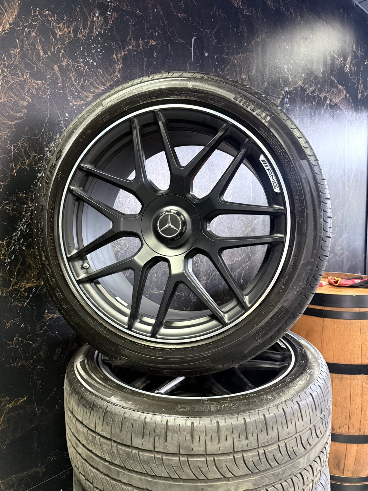 Mercedes AMG 22 inch velgenset  Origineel G63, Enlèvement, Pneu(s)