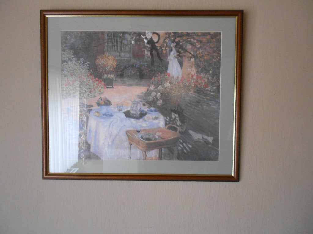 aquarelle L 68 cm H 58 cm, Antiquités & Art, Art | Peinture | Classique, Enlèvement, Aquarelle