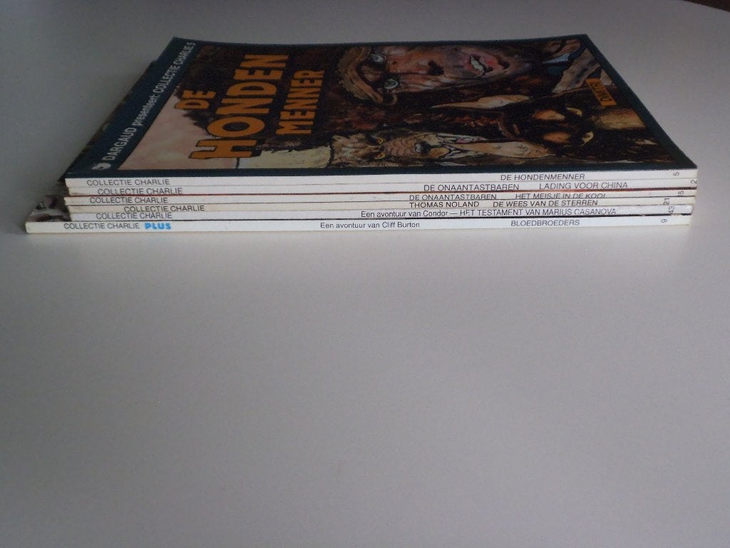 Lot van 6 albums Collectie Charlie Dargaud (samen 5 euro), Meerdere stripboeken, Ophalen of Verzenden, Gelezen