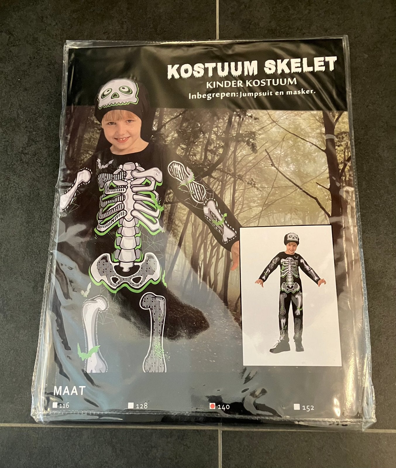 Halloween verkleedpak maat 140 Nieuw, Kinderen en Baby's, Ophalen of Verzenden, Nieuw