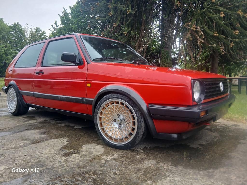 Vw golf 2 rabbit mk2 13cc injectie 187372km 1992 100% Belgis, Auto's, Volkswagen, Particulier, Golf, Open dak, Benzine, 2 deurs