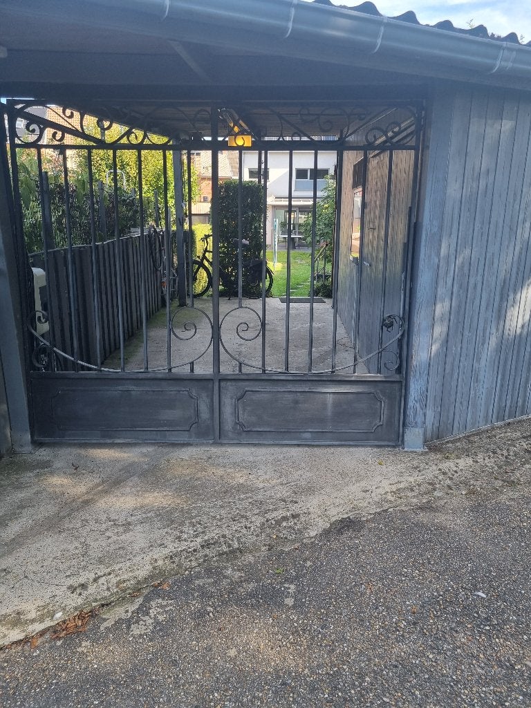 OPEN HEKWERKPOORT, Tuin en Terras, Ophalen, Gebruikt, 200 cm of meer, Schuifpoort