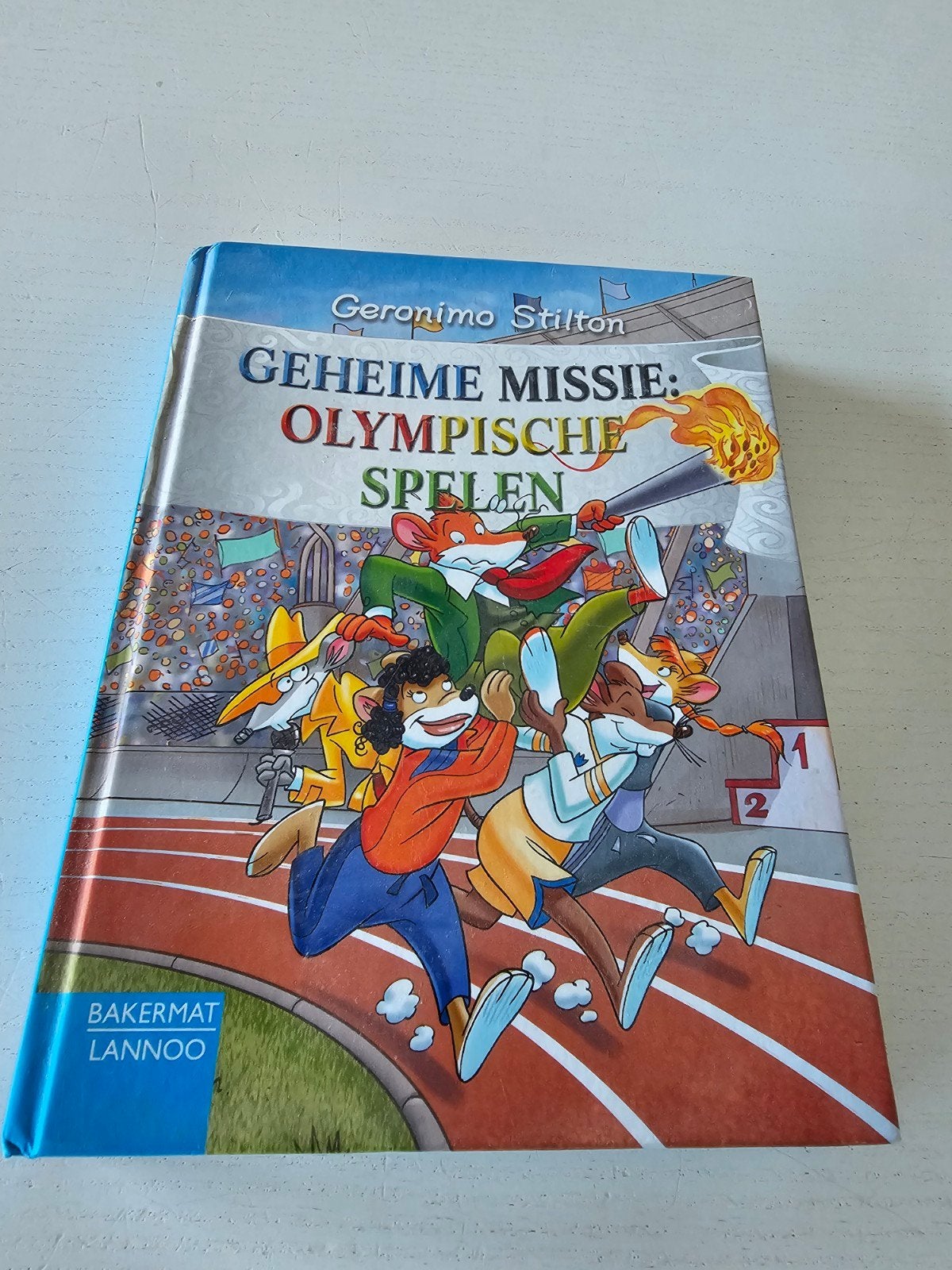 Geronimo Stilton - Geheime missie: Olympische Spelen (, Boeken, Ophalen of Verzenden