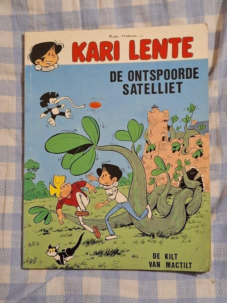Kari Lente 1: de ontspoorde satelliet, Eén stripboek, Ophalen of Verzenden, Gelezen