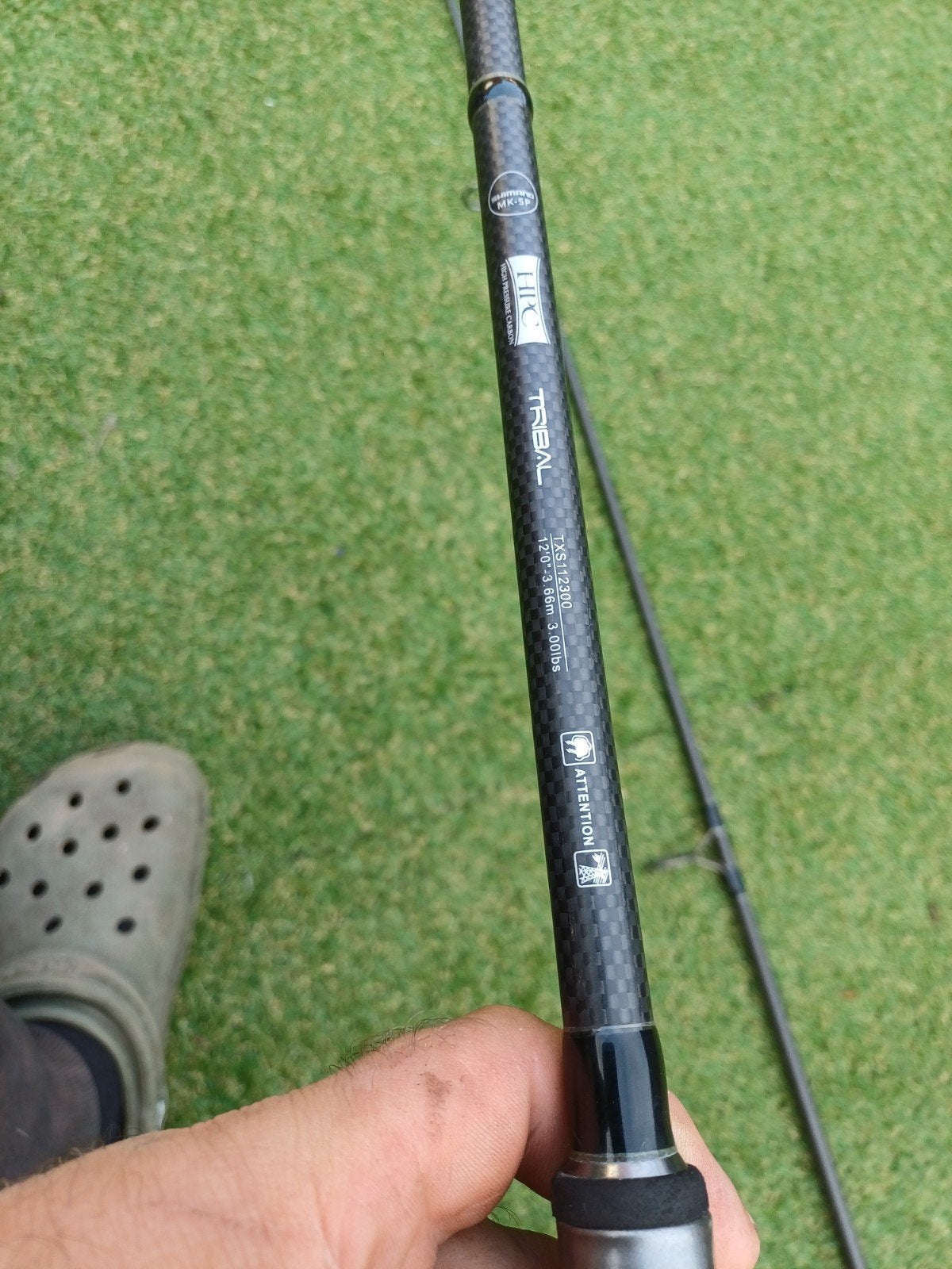 shimano Tribal 12ft 3lbs hengel., Watersport en Boten, Hengelsport | Karpervissen, Ophalen of Verzenden