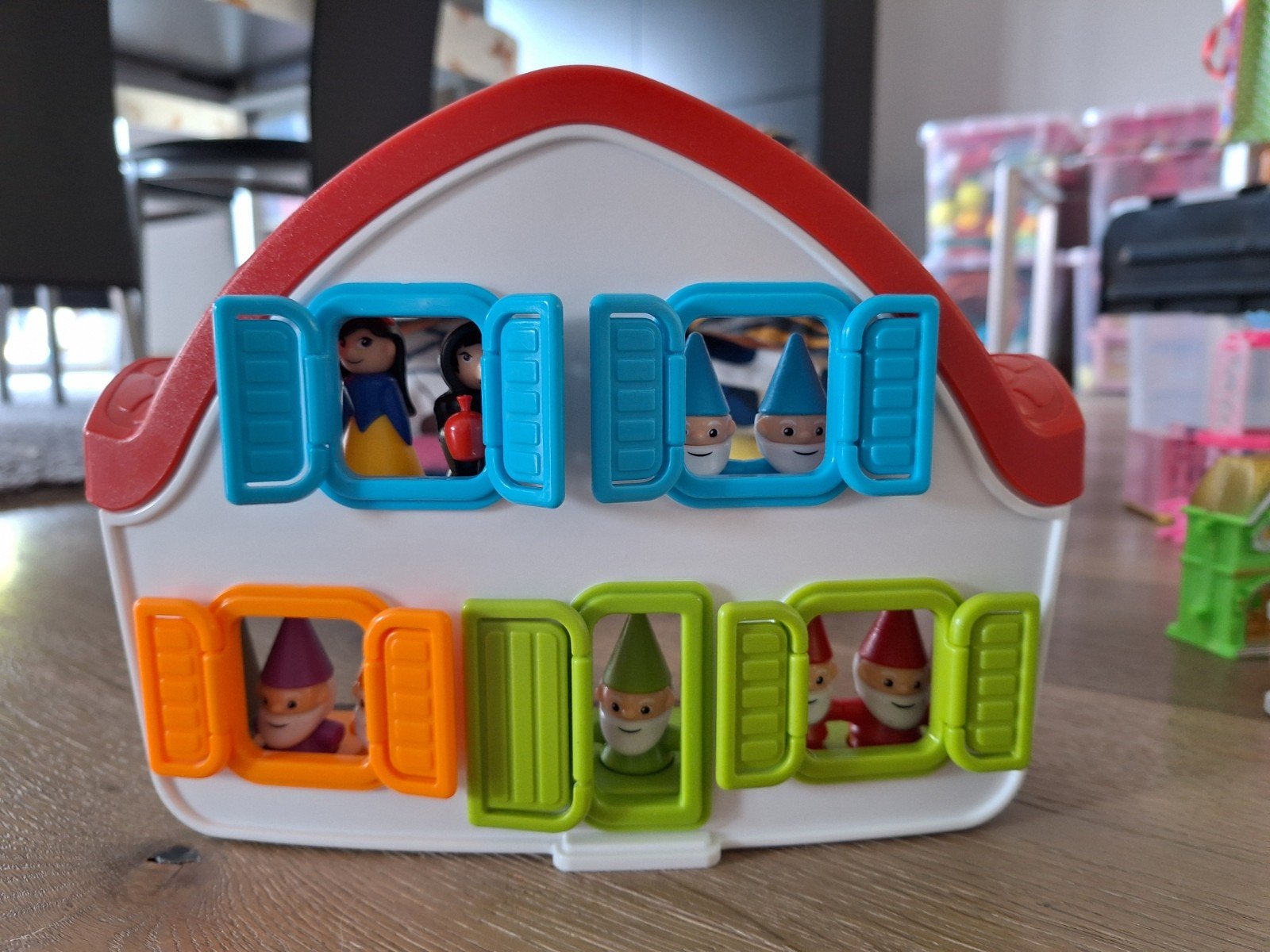 Smart games Sneeuwwitje en de 7 dwergen, Ophalen