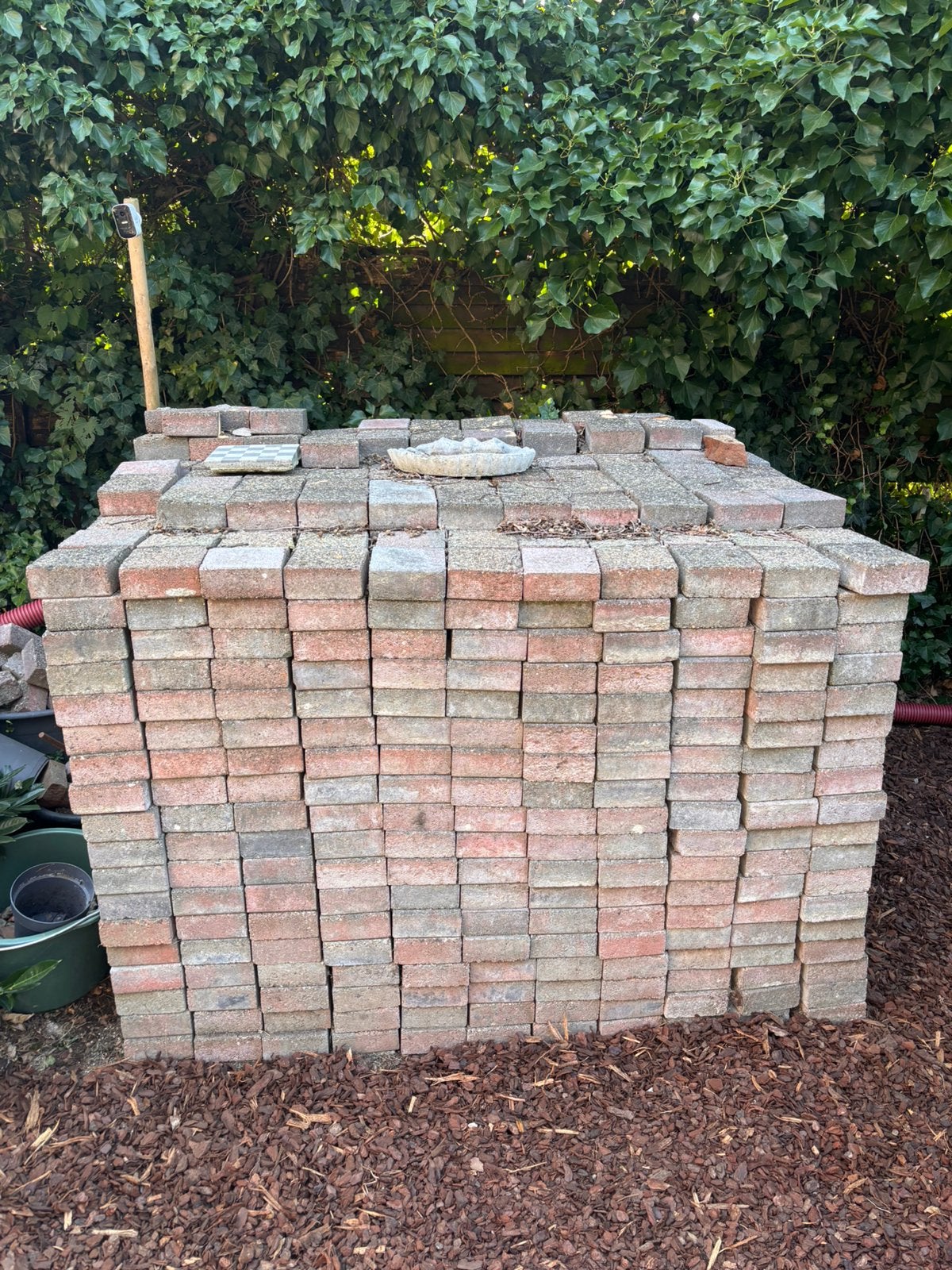 Voyelle tumbée, Jardin & Terrasse, Enlèvement, Utilisé, Briques
