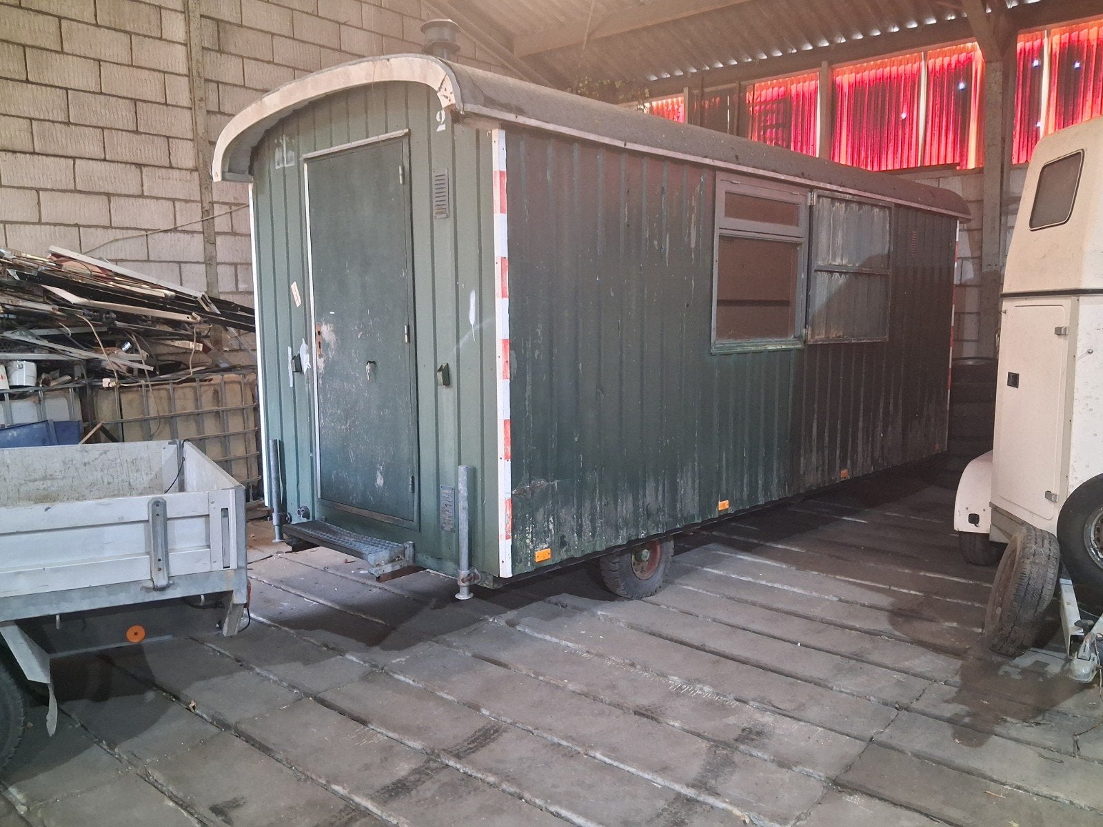 Te koop  pipowagen werfkeet werfwagen schaftkeet schaftwage, Ophalen