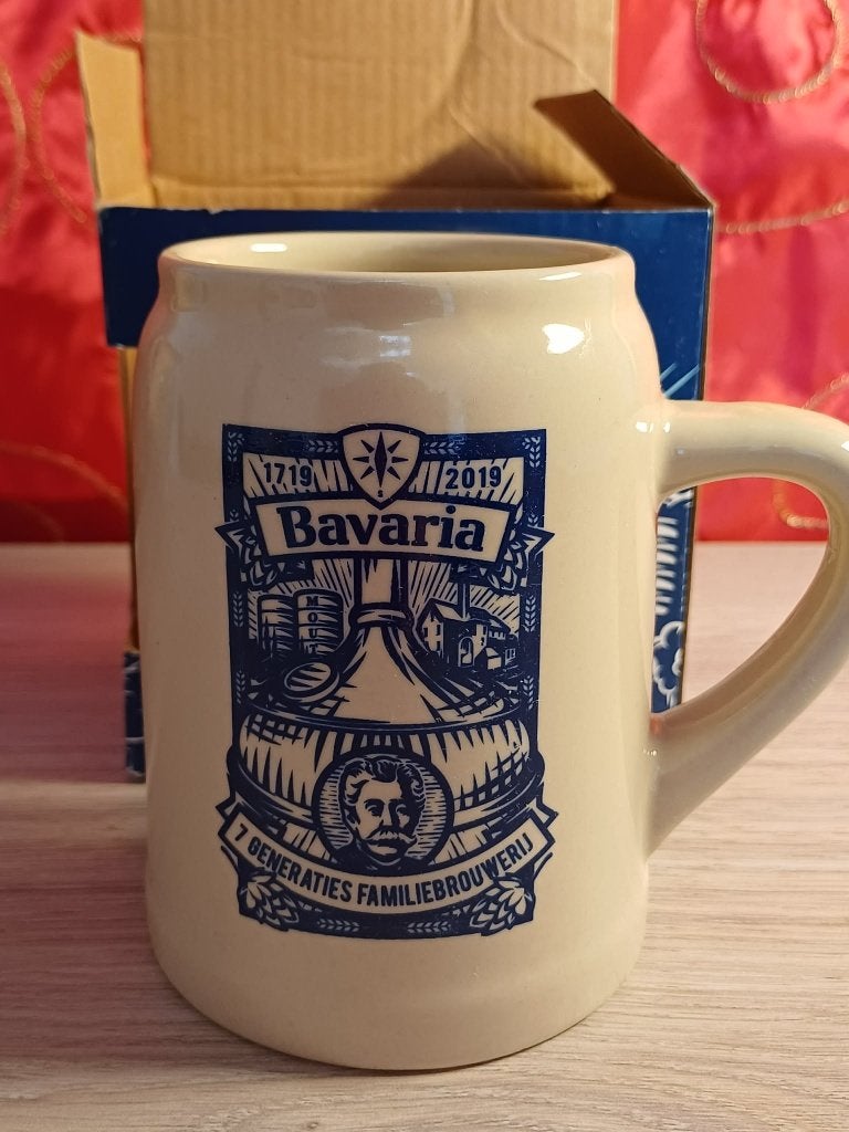Bavaria keramische biermok - 300e verjaardag gelimiteerde, Antiek en Kunst, Verzenden